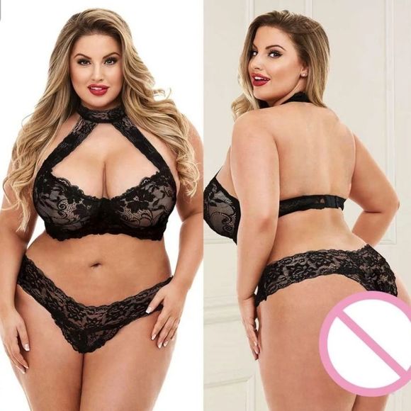 Other - 2020 Plus SIZE set for women Sexy lace gauze